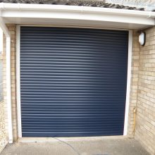 Ideas Thumbnail size Amazing Blue Black Color Aluminium Garage Door For Home Style 2015 With Wall Stone Floor Rooftop And Best Architecture Ideas