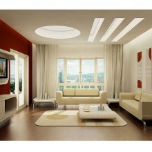 Living Room Thumbnail size Amazing Paint Color For Living Room With Red And White Ideas Best White Ceiling And Lighting Modern Curtain For Window Wall Paint And Wall Art Luxury Sofa And Table Cosy Rug And Laminated Wooden Flooring