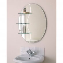 Bathroom Thumbnail size Beautiful Pink Oval Bathroom Mirrors Oval Mirror White Washbasin Victorian Style Bathroom Idea