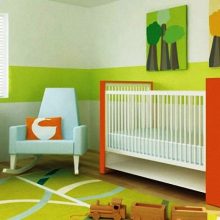 Ideas Blue Toddler Bedroom Ideas And Carpet Flooring Design And White Wall Shelf And Laminate Flooring With Minimalist Book Storage Design With Red Armchair And Toys Decorating And Blue Wall Decoration Right Choice of Interesting Color to Carpets