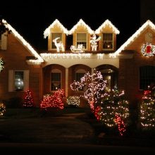 Garden Classic Design Exterior Home Lighting For Garden With Charming Ideas Complete With Lighting Decor Tree Snow And Accessories Exterior Home Lighting For Garden