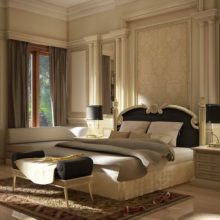Bedroom Thumbnail size Luxury Room Interior Design For Small Bedroom With Italian Design Style Dark Curtain And WIndow Modern Chair And Set Bedroom Fur And Sandals Varnished FloorPillowLampSet FurnitureBest Wall And Book