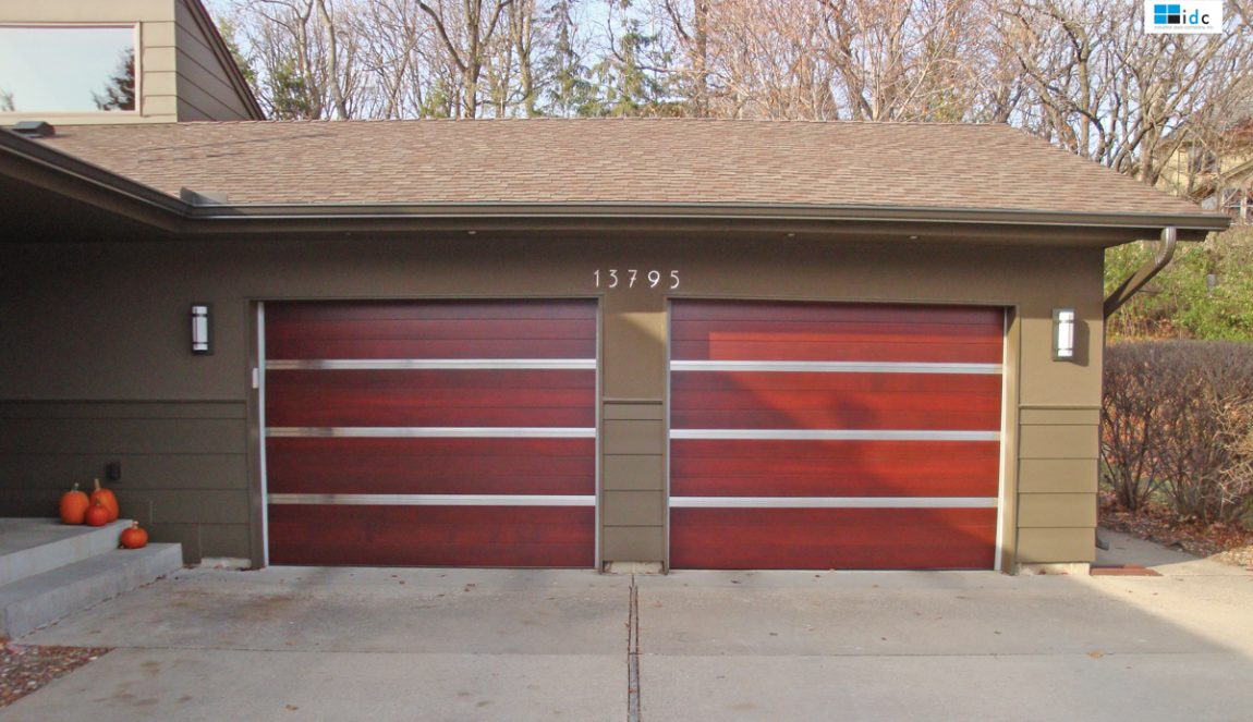 Ideas Large-size Marvelous Garage Door Trim With Custom Wood And Stair Ideas Lovely Color FrameRooftop Floor And Plant To Get New Style Garage Ideas Ideas