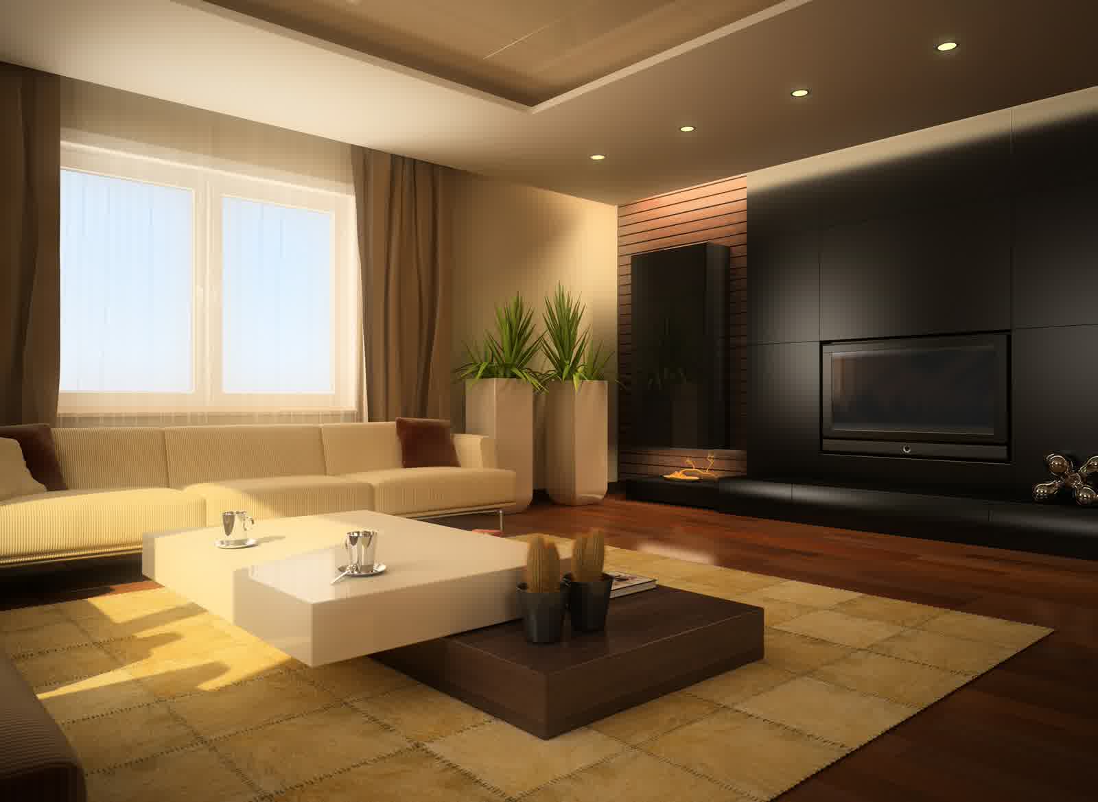 Modern Interior Design With Amazing Curtaim And Sofa Complete With Tv Screen And Elegance Paint Interior Design