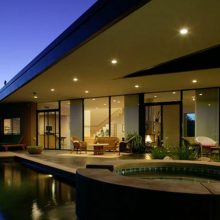 Architecture Large Transparent Glass Window Perfect Awesome Beautiful Modern Glass House Design On Home Decorating With Awesome Beautiful Modern Glass House Design Wih Pool In Night View The Riverview: A Modern House Plan Perfect for Entertaining