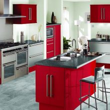 Kitchen Thumbnail size Red Ideas For Kitchen Room Color Interior Cabinet Stove Vas Chest Drawer WIndow Lamp Oven Glass Modern Marble Table And Chair Simple Sink And Faucet Appliance And Best Floor Ideas
