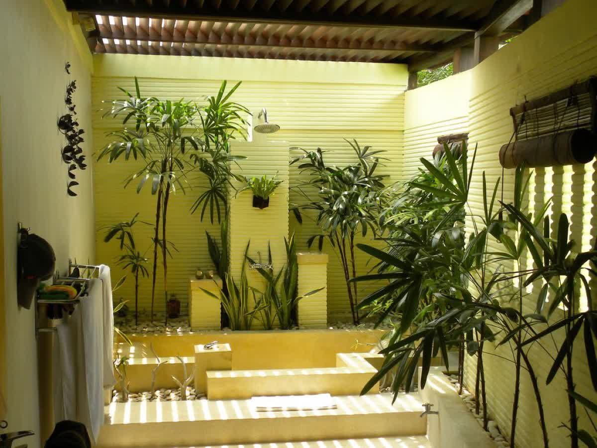 Small Lighting Design For Indoor Garden Ideas With Open SHower Some Fresh Plant Towel Hat Best Wall Modern Deck FLower Ideas With Best Ceiling For Indoor Lighting Home Garden Garden