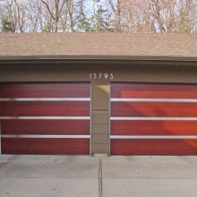 Exterior Design Exterior Designs Inspiring Country House Garage Door Decorating Ideas With Accessories Furniture Design Stone Wall Decorations Story Wooden Second Bespoke Garage And Door Taupe Color Wooden Garage Design for Modern Home
