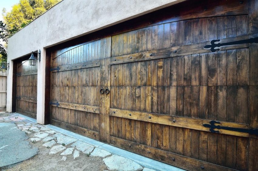 Exterior Design Medium size Wooden Garage Design Ideas With Vintage Wooden Style And Concept Pendant Lamp For Lighting Stone On The Floor Best Wall And Style For Traditional Home Design Ideas