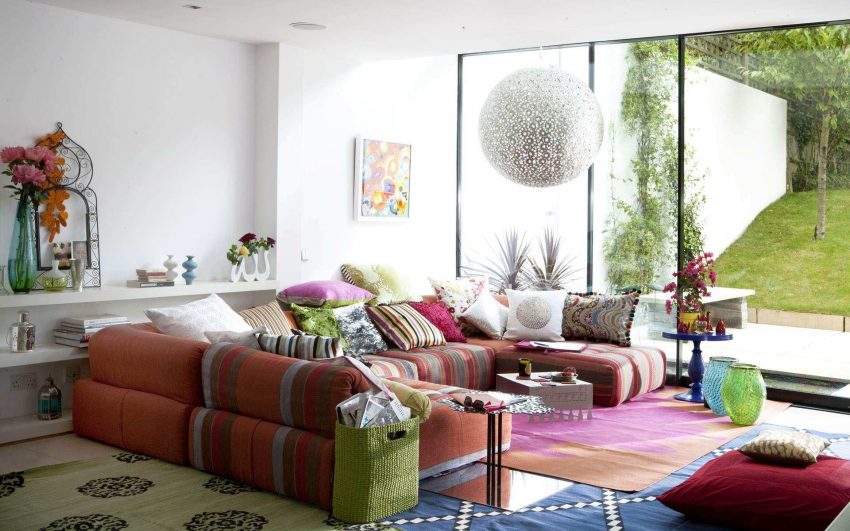 Furniture + Accessories Medium size Living Room Design
