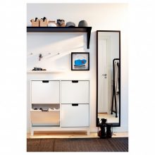 Ideas Elegant White Polished Wall Mounted Three Tier Ikea Shoe Storage Hang On Grey Wall Painted In Modern Interior Funiture Plan Swanky Ikea Shoe Storage Scheme As Well As Solution Pictures A Unique Shoe Organizer Cabinet for Men and Woman
