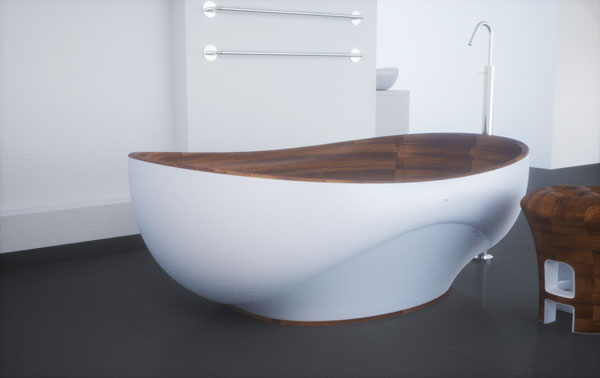 Bedroom Alpha Bath From The Round About Collection Sleek Wooden Bathroom Extremely Natural Wooden Bathroom Ideas