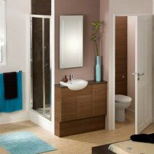 Bathroom Thumbnail size Amusing Blue Carpet Wooden Floor And Furniture Modern Bathroom Sets