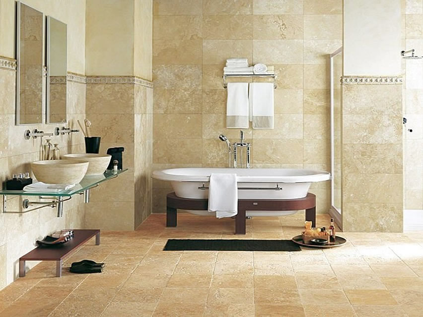 Bathroom Renovation Stone Floor White Bathup Bathroom