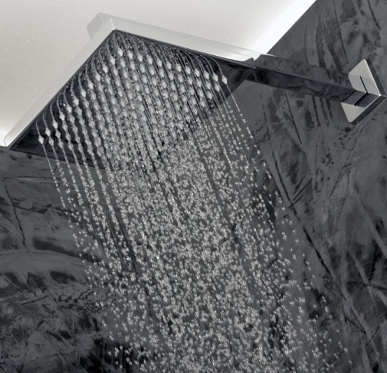 Cool Rain Hanging Shower Bathroom Design Bathroom