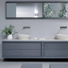 Ideas Dogi Bathroom By GD Cucine Natural Heat Treated Ash Wood Vanities Exclusive Dogi Bathroom with the Nature Touch