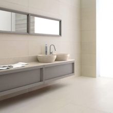 Ideas Thumbnail size Dogi Bathroom By GD Cucine Dove Grey Ash Wood Vanities Honed Biancone Stone Countertop And Washbasins