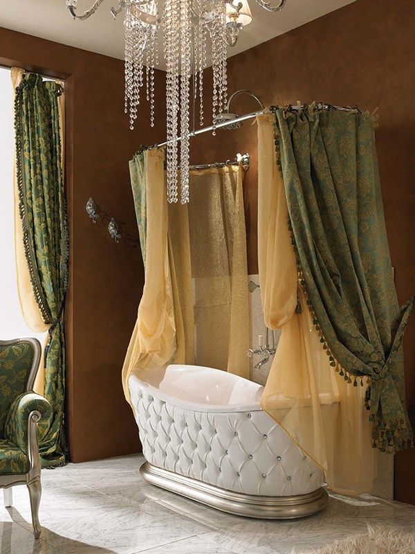 Bathroom Lineatre Bathroom Gold Luxury Original Bathtub Curtain Design Elegant Classic Bathroom That Is Luxurious