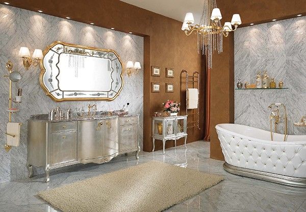 Lineatre Bathroom Silver Original Bathtubs Mirror Pendant Lamp Bathroom