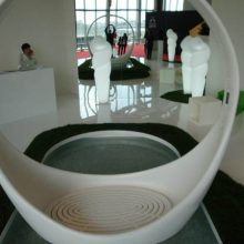 Bathroom Loop Shower Luxurious Multisensorial Experience Green Rug Loop-Shower-Luxurious-Multisensorial-Experience-Glossy-Floor