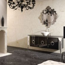 Bathroom Luxury Bathroom Collection Black Hanging Lamp Bathroom Sink Design Comes in the Luxurious Concept