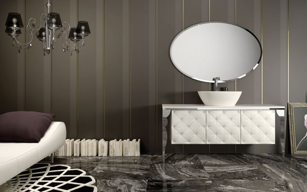 Luxury Bathroom Collection Oval Mirror Ideas Bathroom