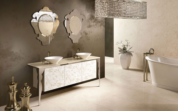 Luxury Bathroom Collection Unique Frame Mirror Bathroom