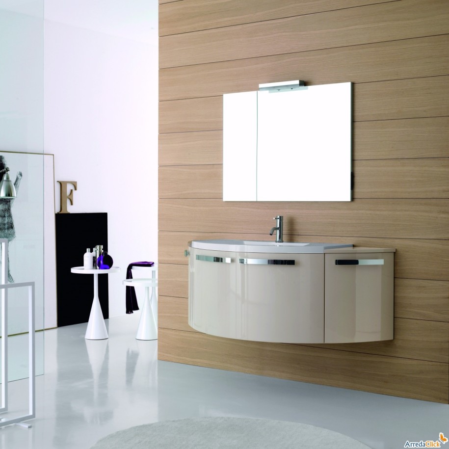 Luxury Happy Bathroom Furniture Wooden Wall Square Mirror White Sink 915x915 Bathroom