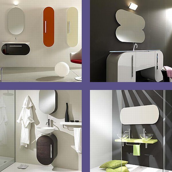 Mesmerizing New Flux Collection Colorful Bathroom Collection Furniture + Accessories