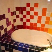 Bathroom Fresh Rainbow Tiles Bathroom Colour Cabinet Black And White Bathtub Inspiring, Beautiful Rainbow Tiles for Bathroom
