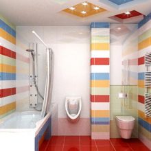 Bathroom Fresh Rainbow Tiles Bathroom Colour Cabinet Black And White Bathtub Inspiring, Beautiful Rainbow Tiles for Bathroom