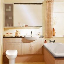 Bathroom Nice White Bathroom Collection Wooden Furniture Modern Bathroom Sets Modern-Bathroom-Sets-With-Grey-Stone-Wall