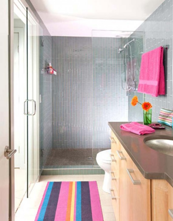 Bathroom Pink Decorating For Kids Bathroom Colorfull Carpet Remarkable Ideas for Kid’s Bathroom