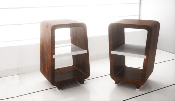 Rif Raf Stools From The Wood White Collection Sleek Wooden Bathroom Bedroom