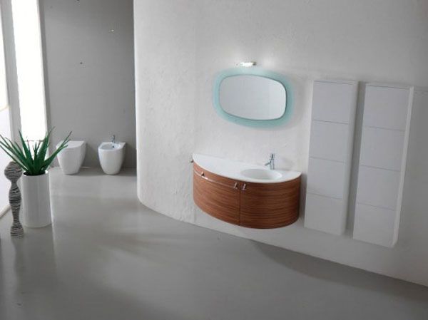 Wooden Modern Cabinet Sink Small Bathroom Design Bathroom