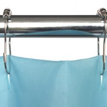 Bathroom Amusing Blue Keyhole Utility Shower Curtains Bathroom brilliant-Purple-Utility-Shower-Curtains-two-pockets-toothbrush-bathroom