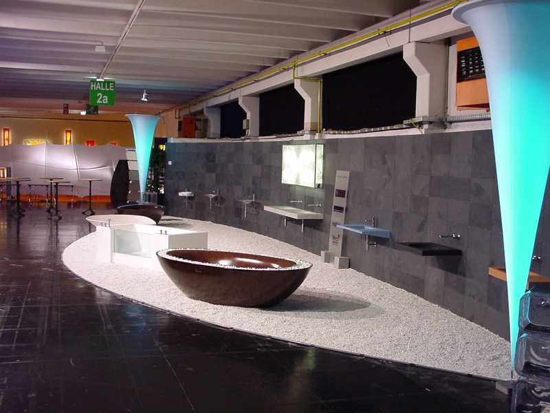 Brpwn Oval Wooden Bathtub Design Bathroom