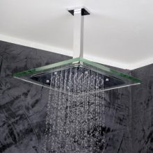 Bathroom Blue Ceiling Big Rain Shower Round Table Bathroom Design Surprising Big Rain Shower for a New Showering Experience