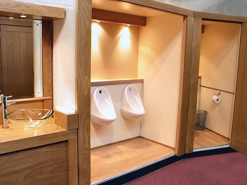 Luxury Toilet Wooden Drawers Small Mirror Bathroom