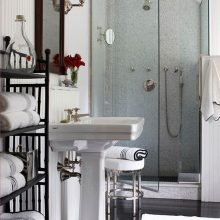 Bathroom Thumbnail size Bathroom Bathroom Design Ideas For Cozy Homes Black Towel Rack Small Cozy Bathroom in Your House