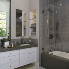 Bathroom Bathroom Design Ideas For Cozy Homes For Small Space Bathroom-Design-Ideas-For-Cozy-Homes-Blue-Mosaic-Wall