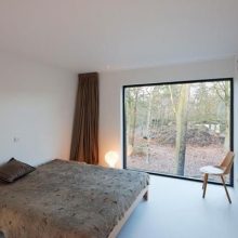Bedroom Thumbnail size Big Glass Window LCD TV Chair Big Bed