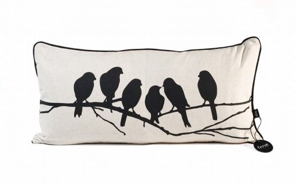 Interior Design Bird Picture Unique Pillow Case Design Comfortable Pillow Black And White Pillow Case Creative Cushions for Your Beloved Room