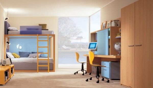 Kids Room Children’s Bedroom Ideas Wooden Cupboard Yellow Chair1 Amusing Cute Kids' Bedroom Ideas by Dearkids