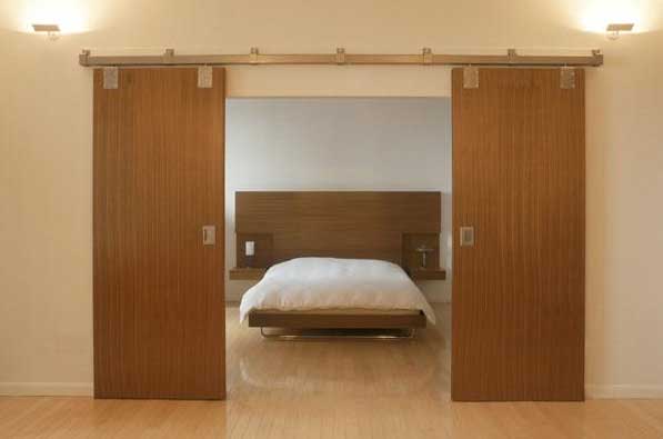 Low Profile Bed Hidden Light Laminate Flooring Wall Mounted Headboard Bedroom