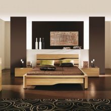 Bedroom Modern Bed Brown Bed Sheet Brown Rugs Natural Wood Colored Drawer Brown-rugs-Modern-design-bed-Pictures-Brown-closet