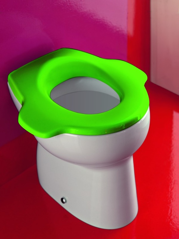 Amazing Green Colourful Children Toilet Cover Bathroom Ideas Bathroom