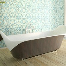 Bathroom Extraordinary Modern Bathtub Collection Wooden Floor Wallpapars cozy-white-Bathtub-Collection-Gathering-Ocean-decor-white-wall
