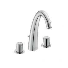 Bathroom Thumbnail size Steel Droplet Faucet White Background