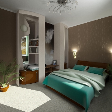 Bedroom Large-size Artistic Chandelier Soft Wall Lights Tosca Bed Quilt Bedroom